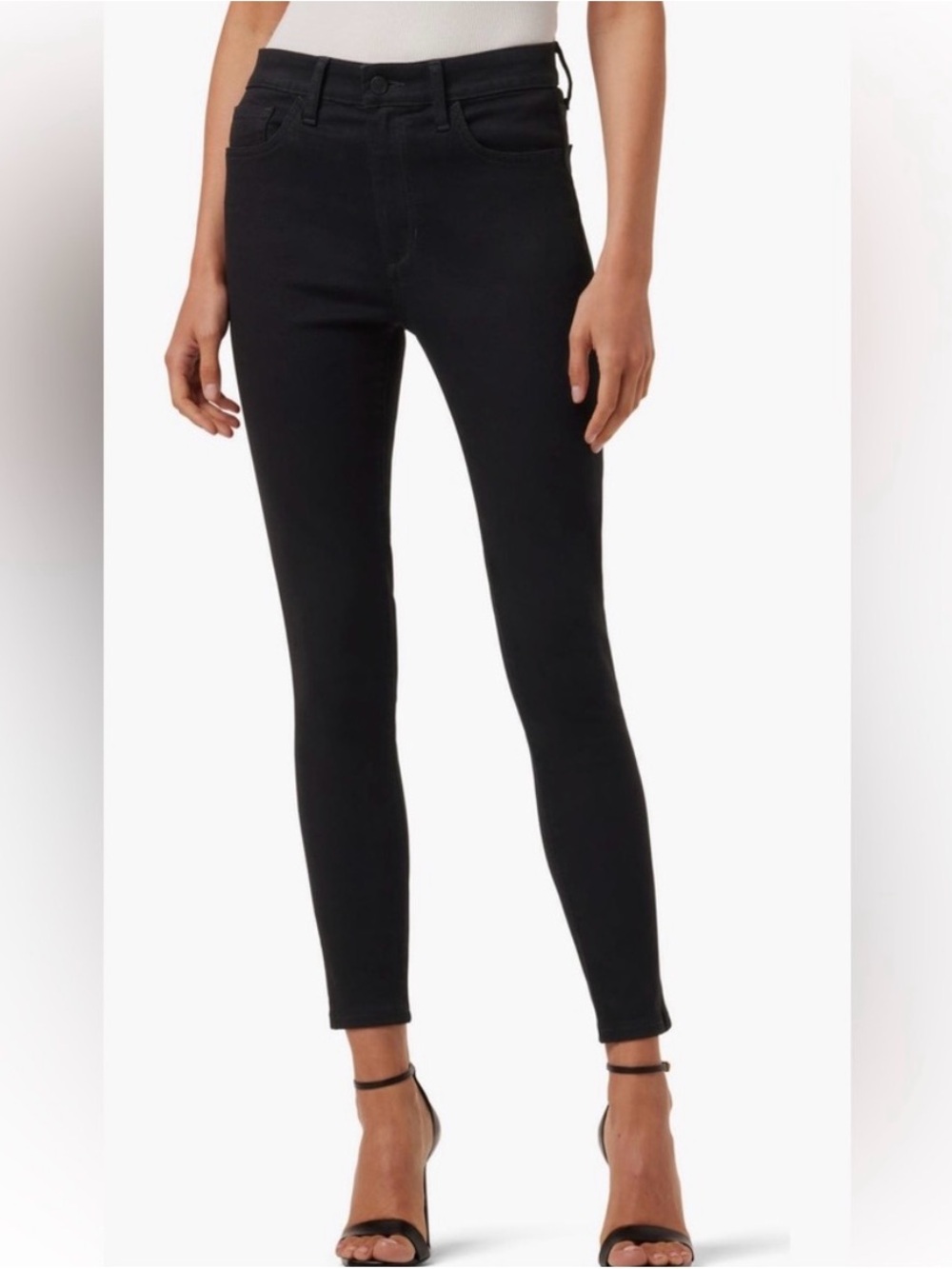 NWOT Joes Jeans The Charlie High Rise Skinny Crop Black Jeans Size 32